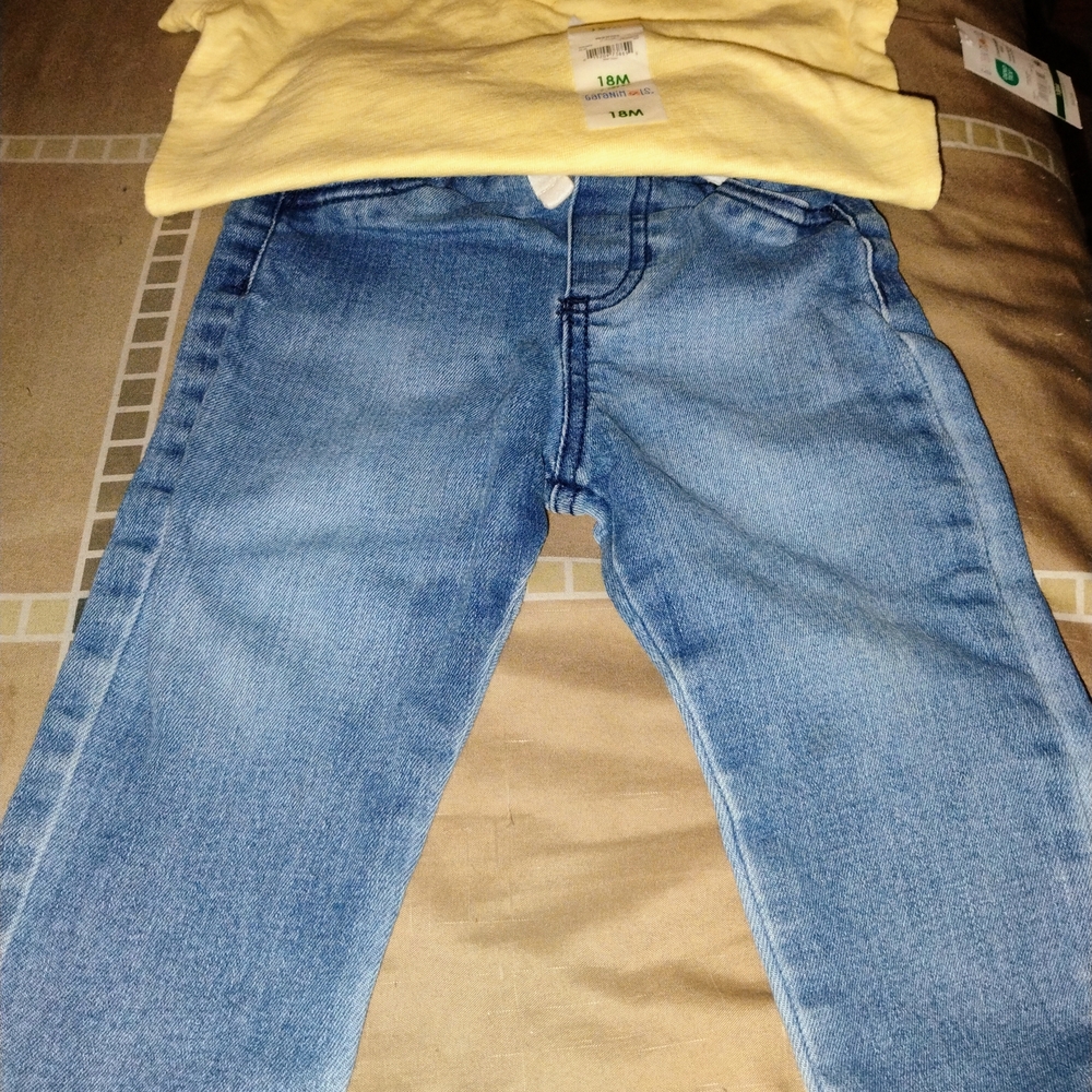 Yellow and Blue Kids Matching Set